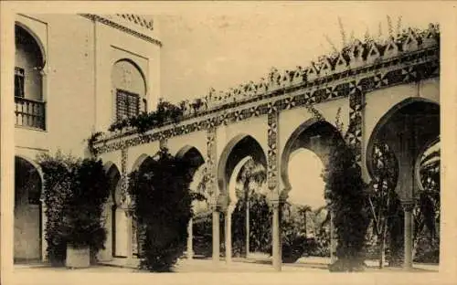 Ak Algier Algerien, Palast, La Pergola