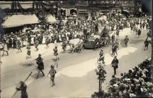 Foto Ak Frankfurt am Main, Festzug