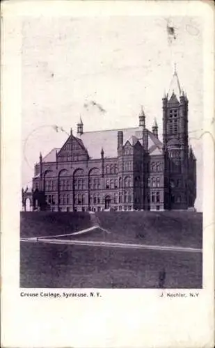 Ak Syracuse New York USA, Crouse College