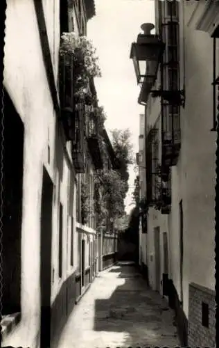 Ak Sevilla Andalusien, Barrio de Santa Cruz, Calle de la Pimienta