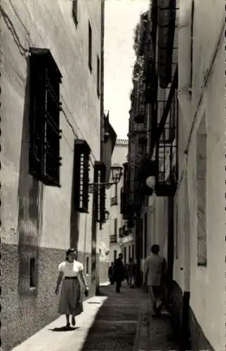 Ak Málaga Andalusien Spanien, Calle Fresa