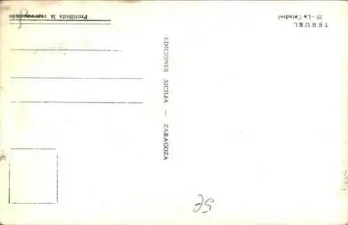 Ak Teruel Aragón, Kathedrale