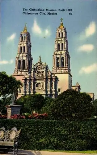 Ak Chihuahua Mexiko, Kathedrale
