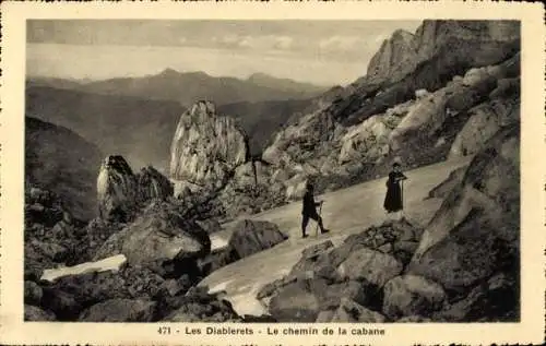 Ak Les Diablerets Kanton Waadt, chemin de la cabane