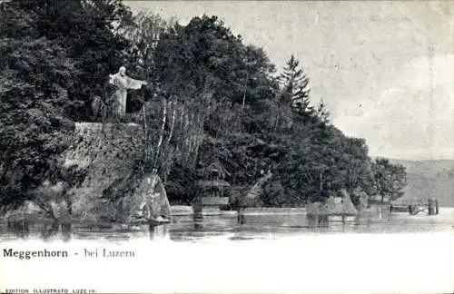 Ak Kt. Luzern Schweiz, Meggenhorn, Pilatus