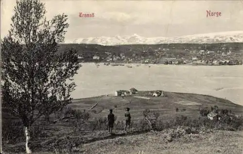 Ak Tromsø Tromsö Norwegen, Panorama