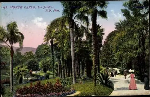 Ak Monte Carlo Monaco, Gartenpartie