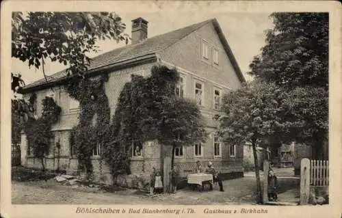 Ak Böhlscheiben Blankenburg Thüringen, Gasthaus zum Birkhahn, Breternitz