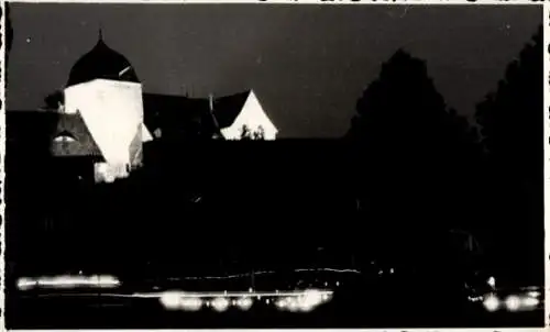 Foto Weißensee in Thüringen, Kirche bei Nacht