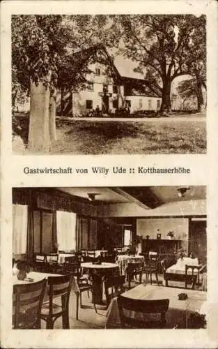 Ak Kotthausen Marienheide Nordrhein Westfalen, Gasthof, Kotthauserhöhe