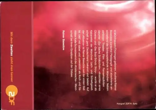 Ak Schauspieler Rainer Basedow, Portrait, Autogramm