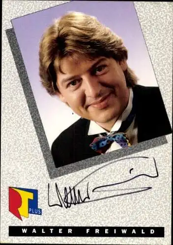 Ak Schauspieler Walter Freiwald, Portrait, Autogramm, RTLplus