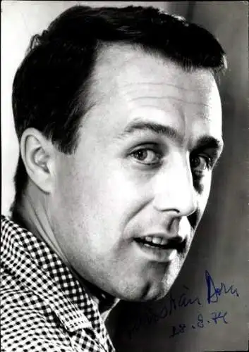 Ak Schauspieler Christian Dorn, Portrait, Autogramm