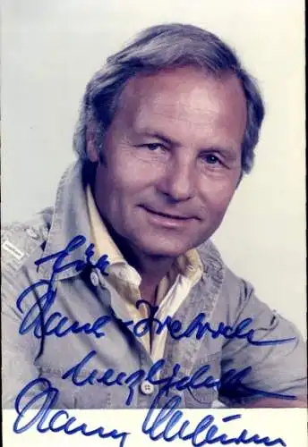 Ak Schauspieler Harry Valerien, Portrait, Autogramm
