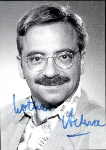 Ak Schauspieler Lothar Ackva, Portrait, Autogramm