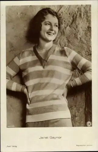 Ak Schauspielerin Janet Gaynor, Portrait