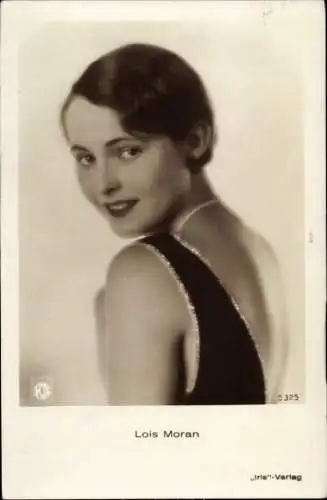Ak Schauspielerin Lois Moran, Portrait, Amag 5325, Iris Verlag