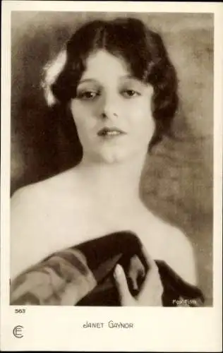 AK Schauspielerin Janet Gaynor, Portrait