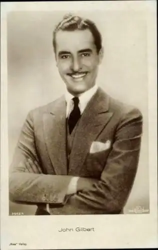 Ak Schauspieler John Gilbert, Portrait