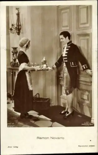 Ak Schauspieler Ramon Novarro, Filmszene