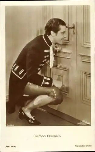 Ak Schauspieler Ramon Novarro, Filmszene