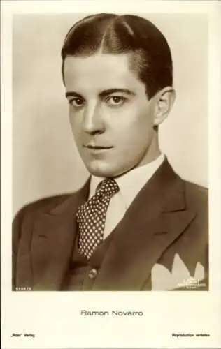 Ak Schauspieler Ramon Novarro, Portrait, Bild Nr. 436
