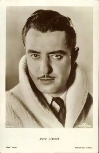 Ak Schauspieler John Gilbert, Portrait