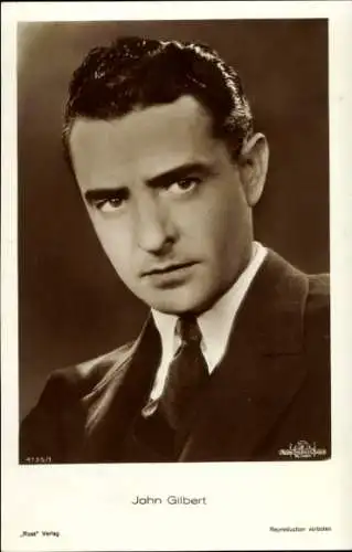 Ak Schauspieler John Gilbert, Ross Verlag, 4135 1, Portrait