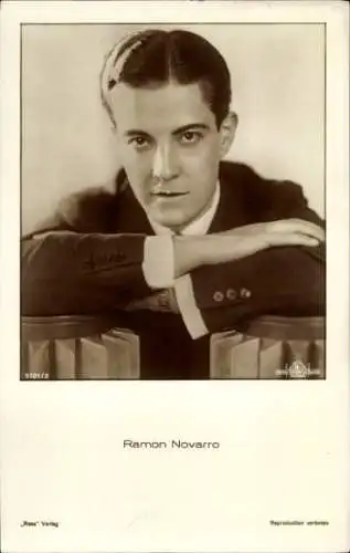 Ak Schauspieler Ramon Novarro, Portrait