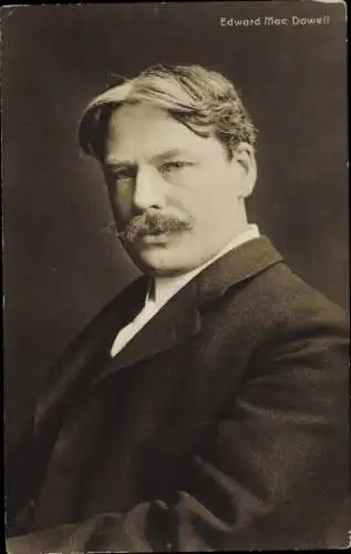 Ak Komponist und Pianist Edward MacDowell, Portrait