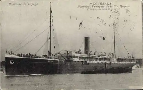 Ak Dampfschiff Doukkala, Compagnie Paquet