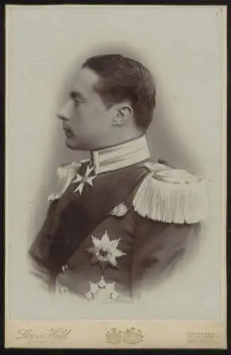 Cabinet Foto Wilhelm Ernst von Sachsen-Weimar-Eisenach