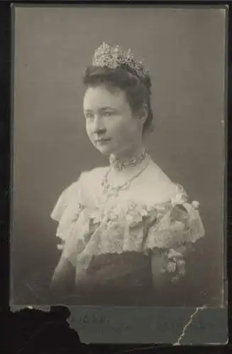 Cabinet Foto Bertha Luise von Lippe, geb. v. Hessen-Philippsthal-Barchfeld