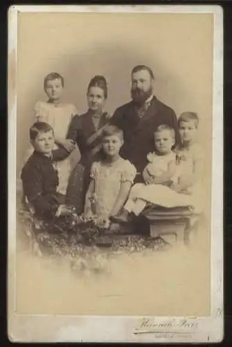 Cabinet Foto Fürstliche Familie Reuß zu Greiz (ältere Linie)