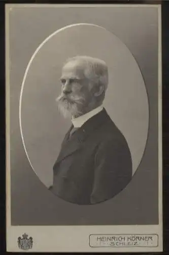 Cabinet Foto Fürst Heinrich XIV. von Reuß