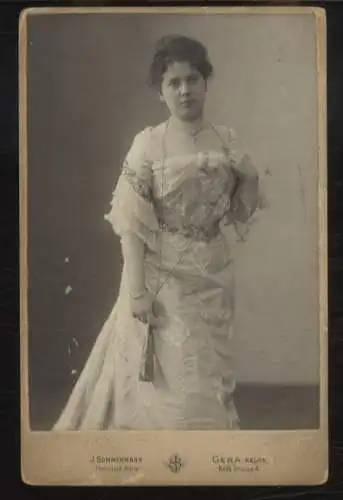 Cabinet Foto Prinzessin Elisabeth zu SolmsBraunfels, geb. von Reuß (jüngere Linie)