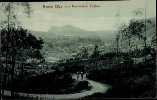 Ak Nuwara Eliya Sri Lanka, Blick von Rambodda