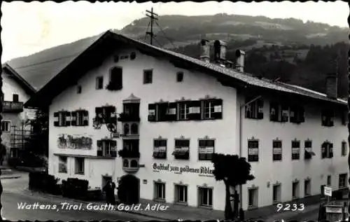 Ak Wattens in Tirol, Gasthof Goldener Adler