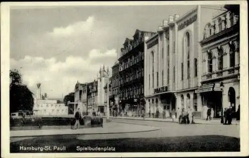 Ak Hamburg Mitte St. Pauli, Spielbudenplatz, Prater, Oberbayern