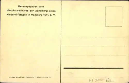 Ak Hamburg, Jungfernstieg, Automobil, Passanten