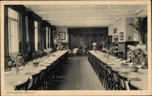 Ak Hamburg Eimsbüttel, Krankenhaus Elim, Schwestern-Esssaal, Hoheweide 17