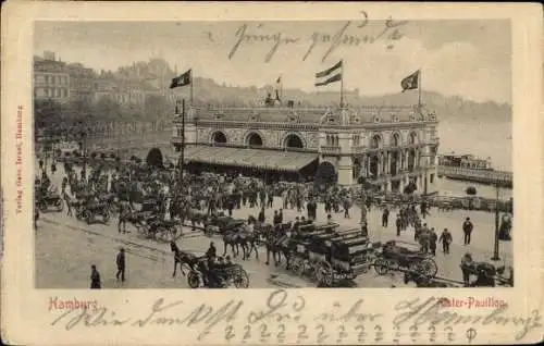 Ak Hamburg Mitte Neustadt, Alsterpavillon