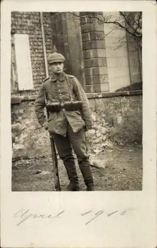 Foto Ak Deutscher Soldat in Uniform, Bay. Res. Inf. Rgt. 14, I WK