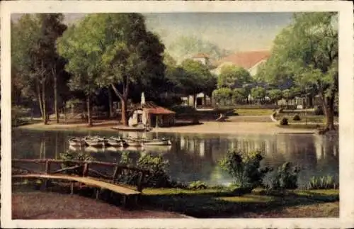 Ak Strasbourg Straßburg Elsass Bas Rhin, Orangerie