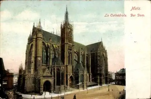 Ak Metz Moselle, Kathedrale
