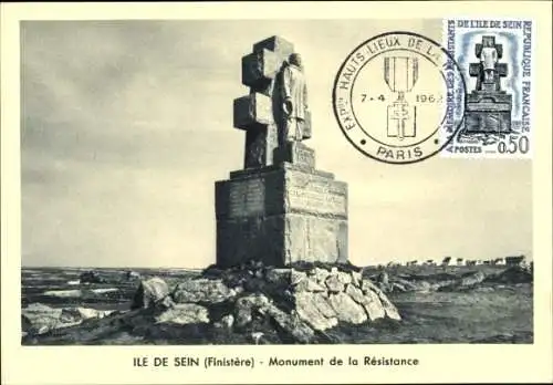Maximum Ak Ile de Sein Finistère, Denkmal des Widerstands