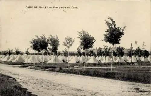 Ak Mailly le Camp Aube, Camp de Mailly, Partie du Camp