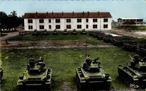 Ak La Valbonne Ain, Camp, Panzer