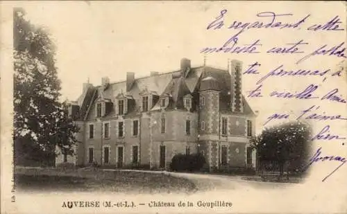 Ak Auverse Maine-et-Loire, Chateau de la Goupillere