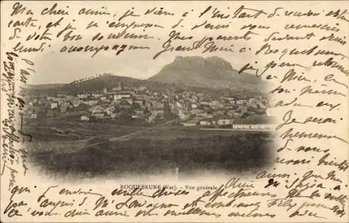Ak Roquebrune Var, Vue generale